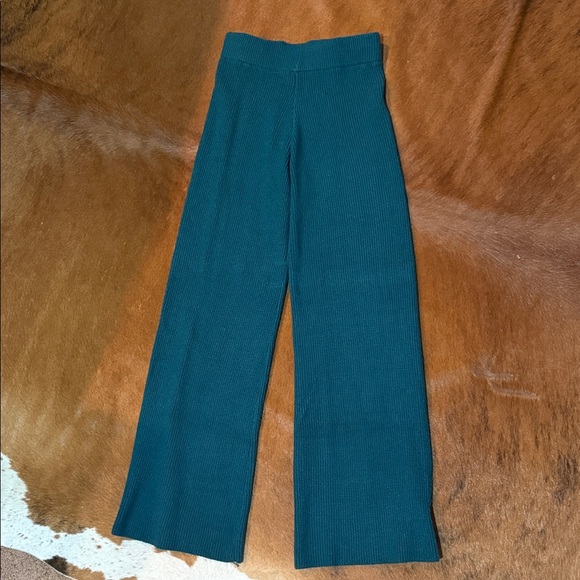 Sincerly Jules Other - Sincerely Jules Teal Knit Bottoms